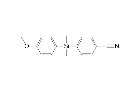 (4-CYANOPHENYL)-(4'-METHOXYPHENYL)-DIMETHYLSIALNE