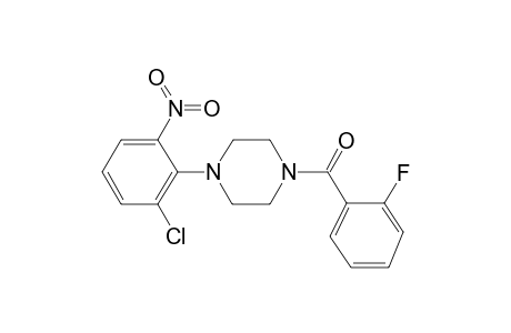 [4-(2-Chloro-6-nitro-phenyl)-piperazin-1-yl]-(2-fluoro-phenyl)-methanone