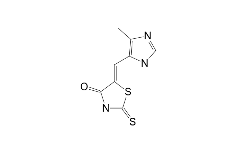 (Z)-5-[(4-METHYL-1H-IMIDAZOL-5-YL)-METHYLIDENE]-2-THIOXOTHIAZOLIDIN-4-ONE