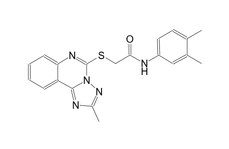 acetamide, N-(3,4-dimethylphenyl)-2-[(2-methyl[1,2,4]triazolo[1,5-c]quinazolin-5-yl)thio]-