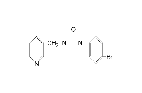 1-(p-bromophenyl)-3-[(3-pyridyl)methyl]urea