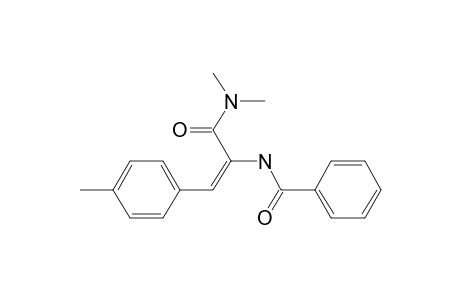 2-Benzoylamino-3-(p-tolyl-)-N,N-dimethyl-propenamide