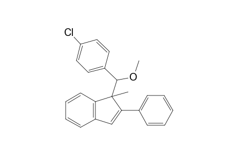 1-((4-Chlorophenyl)(methoxymethyl)-1-methyl-2-phenyl-1H-indene