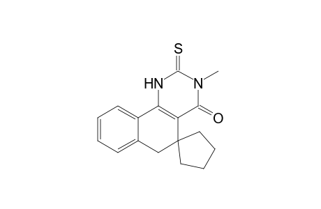 3-Methyl-2(1H)-thioxospiro[benzo[h]quinazoline-5(6H),1'-cyclopentan]-4(3H)-one