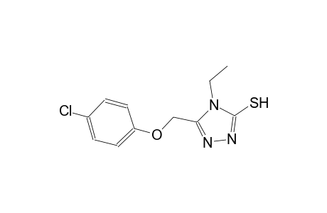 5-[(4-chlorophenoxy)methyl]-4-ethyl-4H-1,2,4-triazol-3-yl hydrosulfide