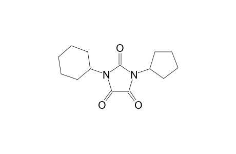 Imidazolidine-2,4,5-trione, 1-cyclohexyl-3-cyclopentyl-