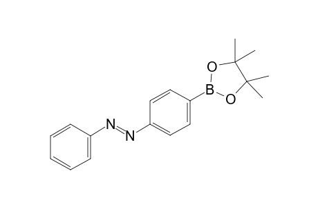 (E)-1-Phenyl-2-(4-(4,4,5,5-tetramethyl-1,3,2-dioxaborolan-2-yl)- phenyl)diazene