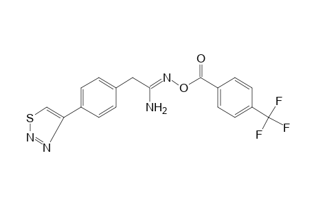 2-[p-(1,2,3-thiadiazol-4-yl)phenyl]-O-(alpha,alpha,alpha-trifluoro-p-toluoyl)acetamidoxime