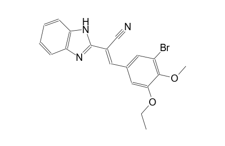 1H-benzimidazole-2-acetonitrile, alpha-[(3-bromo-5-ethoxy-4-methoxyphenyl)methylene]-