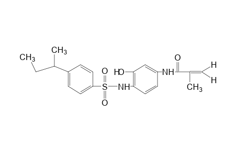 4'-[(p-sec-butylphenyl)sulfonamido]-3'-hydroxymethacrylanilide