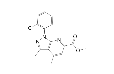 1H-pyrazolo[3,4-b]pyridine-6-carboxylic acid, 1-(2-chlorophenyl)-3,4-dimethyl-, methyl ester