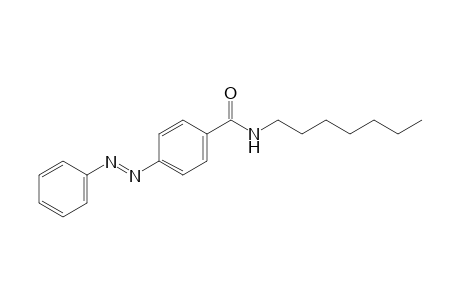 N-heptyl-p-(phenylazo)benzamide