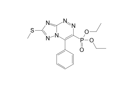 7-METHYLMERCAPTO-4-PHENYL-[1,2,4]-TRIAZOLO-[3,2-C]-[1,2,4]-TRIAZIN-3-YL-PHOSPHONIC-ACID-DIETHYLESTER