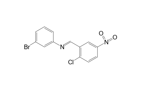 m-bromo-N-(2-chloro-5-nitrobenzylidene)aniline
