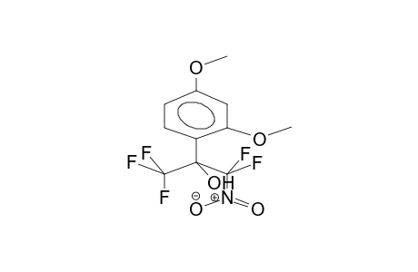 1,3-DIMETHOXY-4-(1-HYDROXY-2-NITROPENTAFLUOROISOPROPYL)BENZENE