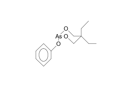 2-Phenoxy-5,5-diethyl-1,3,2-dioxarsenane