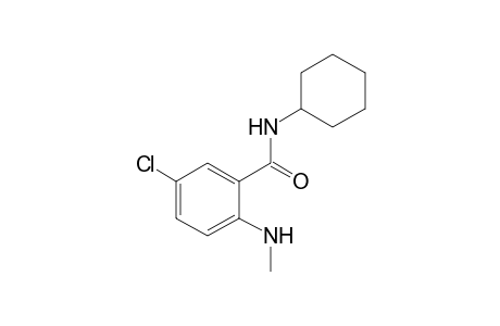 5-chloro-N-cyclohexyl-2-(methylamino)benzamide