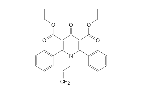 1-ALLYL-1,4-DIHYDRO-2,6-DIPHENYL-4-OXO-3,5-PYRIDINEDICARBOXYLIC ACID, DIETHYL ESTER