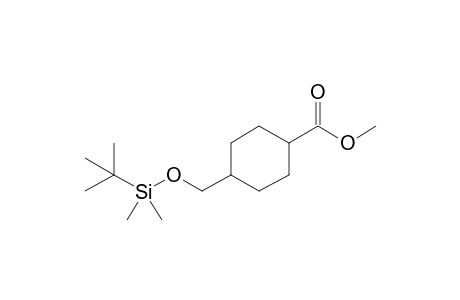 Trans-4-([(tert-butyldimethylsilyl)oxy]methyl)cyclohexanecarboxylic acid, methyl ester