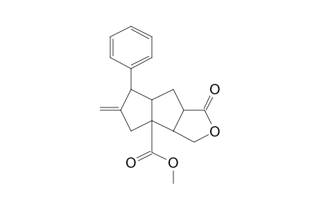 4-Oxatricyclo[6.3.0.0(2,6)]undecan-5-one-1-carboxylic acid, 10-methylene-9-phenyl-, methyl ester