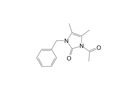 1-Acetyl-3-benzyl-1,3-dihydro-4,5-dimethyl-2H-imidazol-2-one