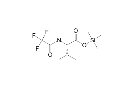 N-(Trifluoroacetyl)-L-valine, tms derivative