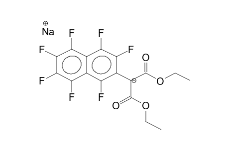 DIETHYL 2-PERFLUORONAPHTHALENYLMALONATE, SODIUM SALT