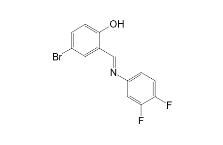 4-bromo-2-[N-(3,4-difluorophenyl)formimidoyl]phenol