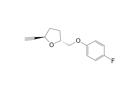 (2R,5R)-2-ethynyl-5-[(4-fluorophenoxy)methyl]tetrahydrofuran