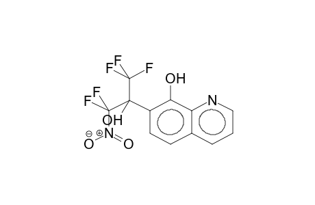 8-HYDROXY-7-(1-HYDROXY-2-NITROPENTAFLUOROISOPROPYL)QUINOLINE