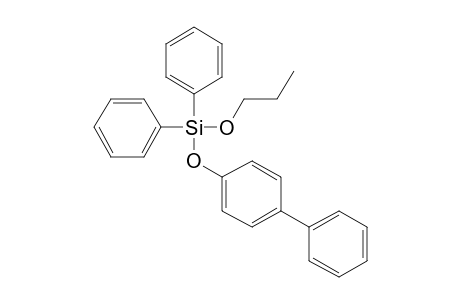 Silane, diphenyl(4-biphenyloxy)propoxy-