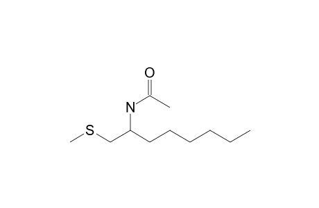 N-(1-methylsulfanyloctan-2-yl)acetamide