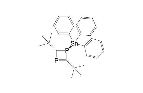 trans-2,4-Di-tert-butyl-1-triphenylstannyl-1,2-dihydro-1(lambda-3),3(lambda-3)-diphosphete