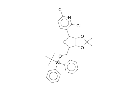 D-RIBITOL, 1,4-ANHYDRO-1-C-(2,6-DICHLORO-3-PYRIDINYL)-5-O-[(1,1-DIMETHYLETHYL)DIPHENYLSILYL]-2,3-O-(1-METHYLETHYLIDENE)-, (1R)-