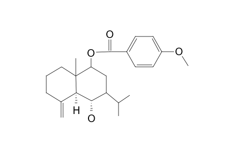 6A-HYDROXYEUDESM-4(15)-ENE-9B-O-ANISATE