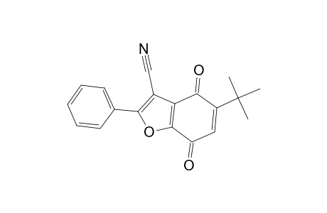 5-tert-Butyl-4,7-dioxo-2-phenyl-4,7-dihydro-1-benzofuran-3-carbonitrile