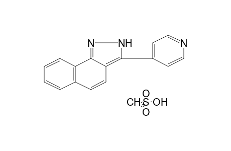 3-(4-pyridyl)-2H-benz[g]indazole, methanesulfonate(1:1)