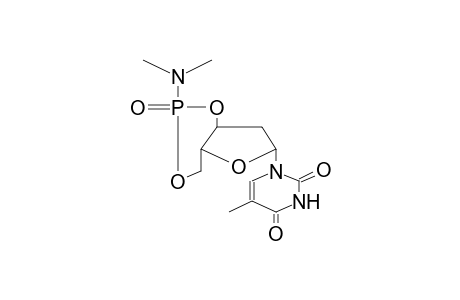 (RP)-THYMIDINE-3',5'-CYCLIC-N,N-DIMETHYLPHOSPHORAMIDATE