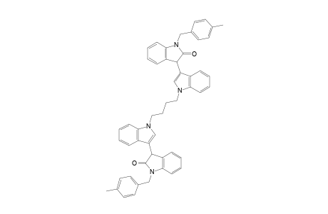 1,4-Bis[(1'-(4-methylbenzyl)-1',3'-dihydro-1'H-[3,3']biindolyl-2'-on)-1-yl]butane