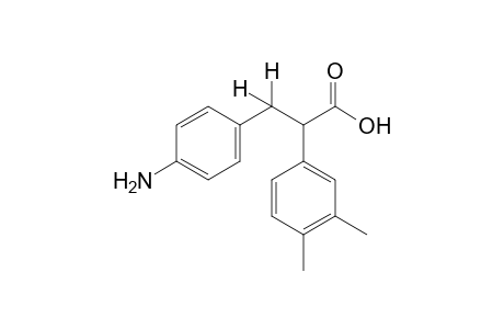 3-(p-aminophenyl)-2-(3,4-xylyl)propionic acid