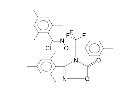 O-{1-[4-DELTA2-3-(2,4,6-TRIMETHYLPHENYL)-5-OXO-1,2,4-OXADIAZOLYL]-1-(4-METHYLPHENYL)-2,2,2-TRIFLUOROETHYL}-2,4,6-TRIMETHYLPHENYLHYDROXAMIC ACID,CHLOROANHYDRIDE