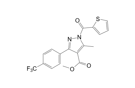 5-METHYL-1-(2-THENOYL)-3-(alpha,alpha,alpha-TRIFLUORO-p-TOLYL)PYRAZOLE-4-CARBOXYLIC ACID, METHYL ESTER