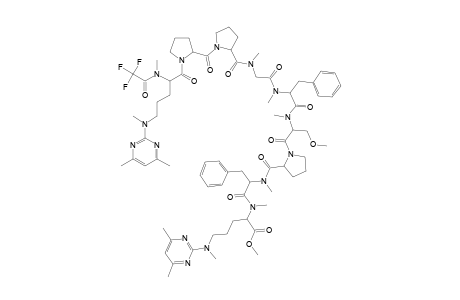 O,N-permethylated modified TFA-bradykinin