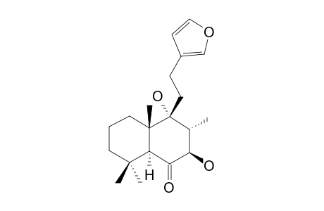 LEOHETERIN;15,16-EPOXY-7-BETA,9-ALPHA-DIHYDROXY-LABDANE-13(16),14-DIEN-6-ONE