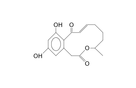 13,15-dihydroxy-5-methyl-4-oxabicyclo[10.4.0]hexadeca-1(12),9,13,15-tetraene-3,11-quinone