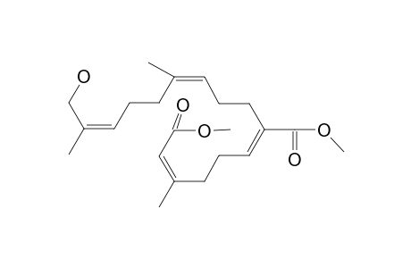 DIMETHYL-(2E,6Z)-2-[3'Z,7'Z)-9'-HYDROXY-4'8'-DIMETHYLNONA-3',7'-DIENYL]-6-METHYLOCTA-2,6-DIENEDIOIC ACID