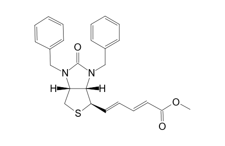 1,3-Dibenzyl-4-[1-(1E,3E-4-methoxycarbonyl-1,3-butadienyl]-1H-tetrahydrothieno[3,4-d]imidazol-2(3H)-one