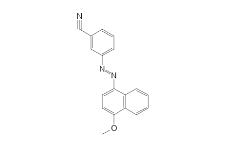 m-[(4-methoxy-1-naphthyl)azo]benzonitrile