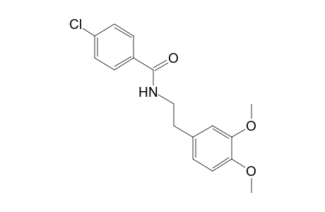 BENZAMIDE, P-CHLORO-N-/3,4-DIMETHOXYPHENETHYL/-,