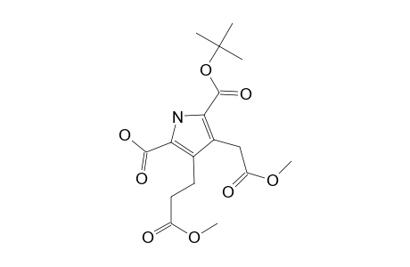 1H-Pyrrole-2,5-dicarboxylic acid, 3-(2-methoxy-2-oxoethyl)-4-(3-methoxy-3-oxopropyl)-, 2-(1,1-dimethylethyl) ester